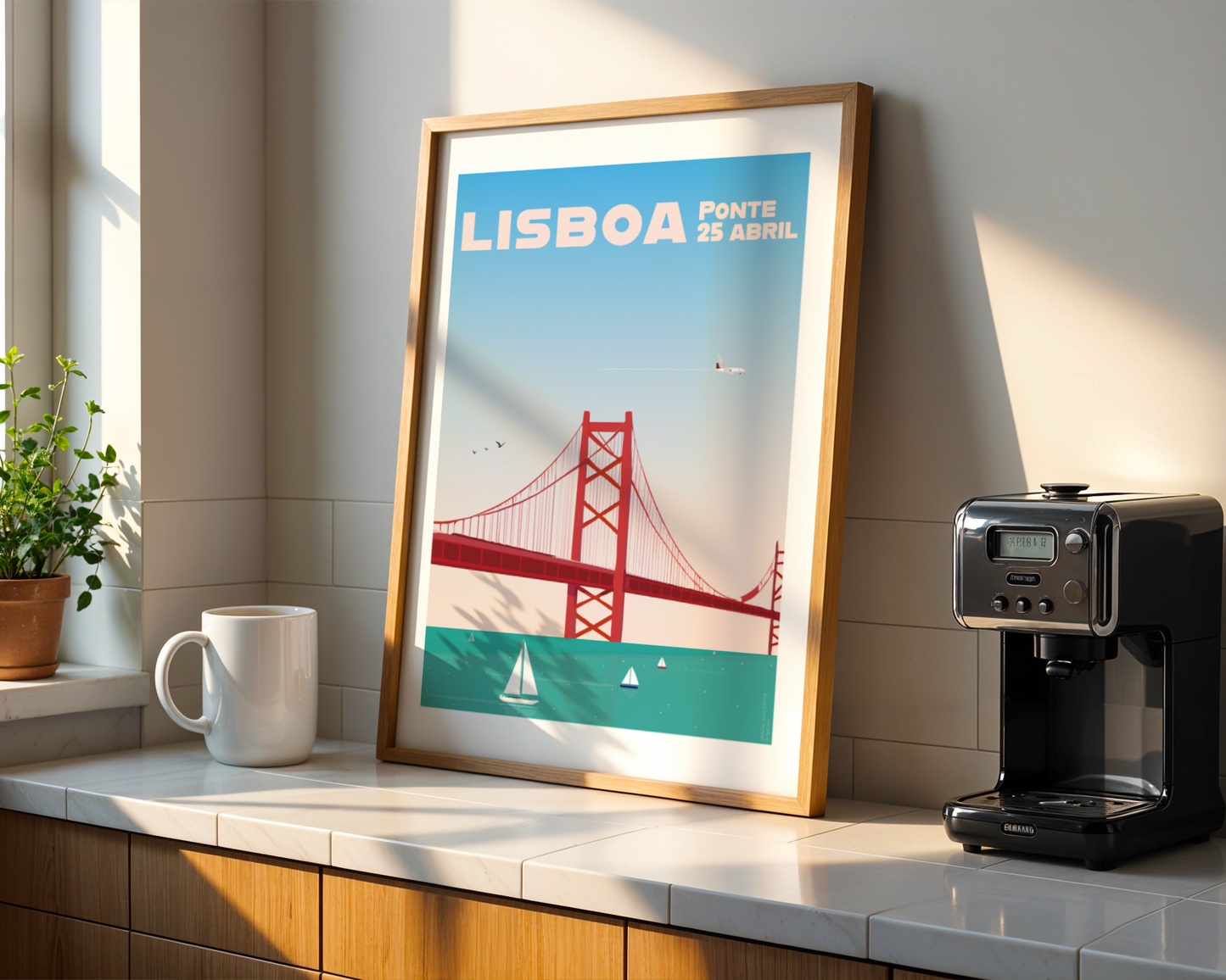 Lisboa Ponte Poster