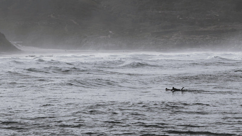 Surfers in the Atlantic waves at Ericeira, Portugal. Photo by Nelson Ferreira via Pexels.