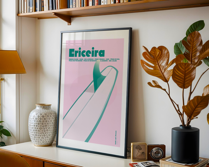Ericeira Boardwalk Framed  poster