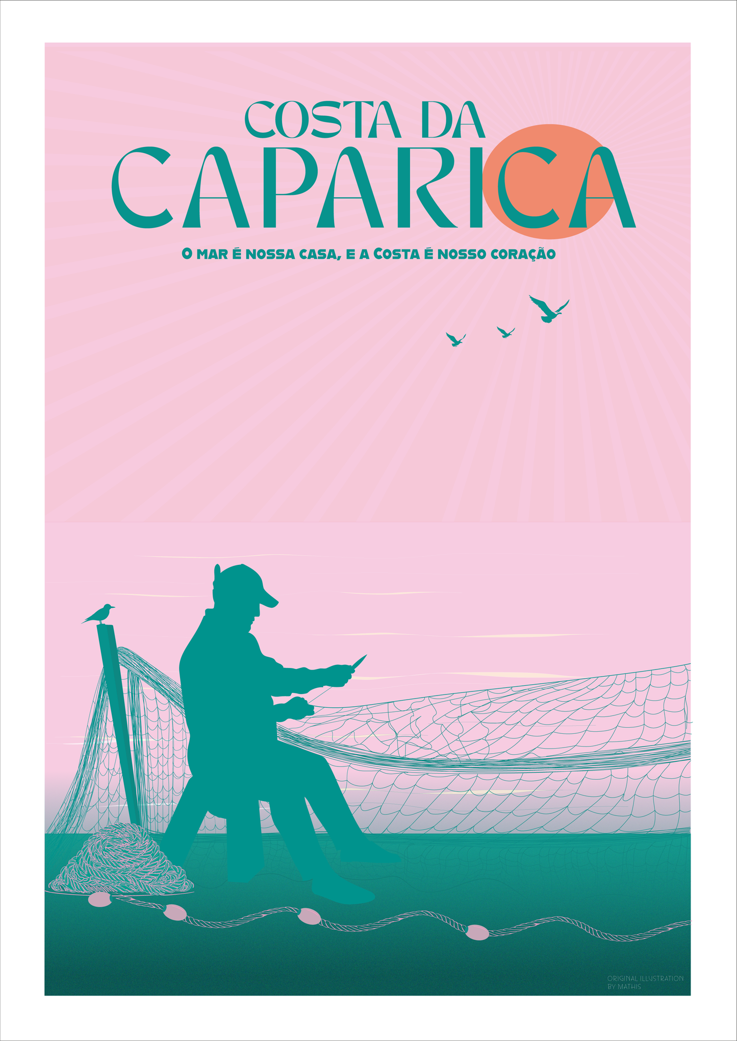 Caparica Pescador Poster