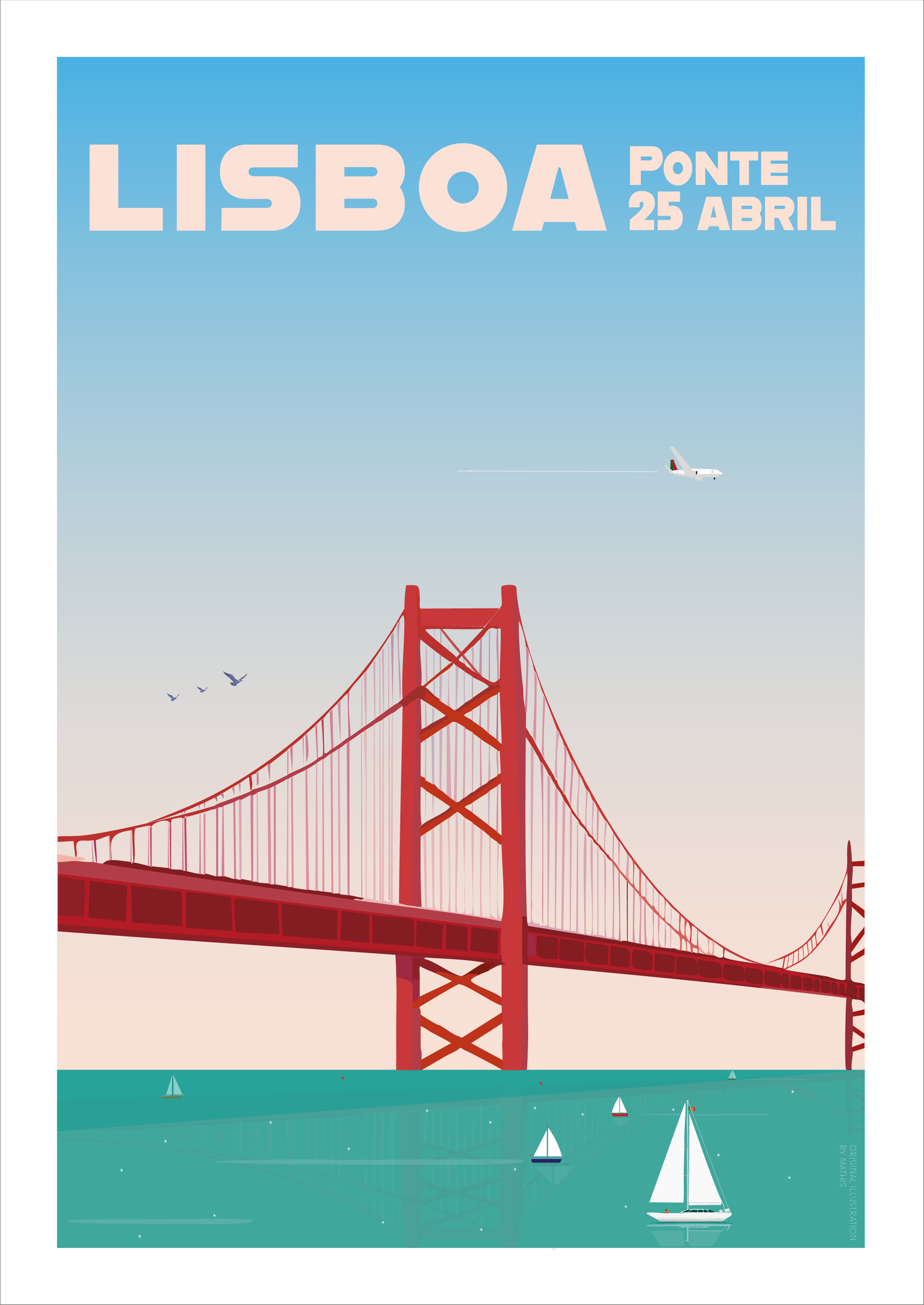 Lisboa Ponte Poster