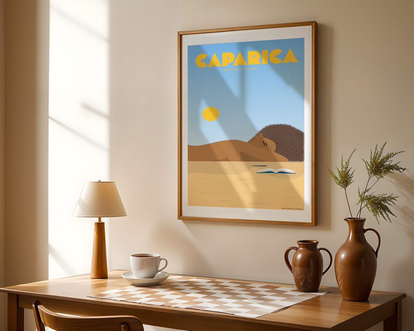 Caparica Beach Life Poster