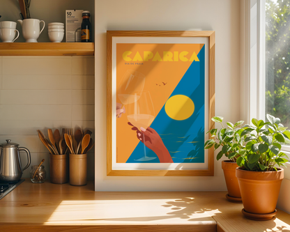 Caparica Dia de Praia Poster