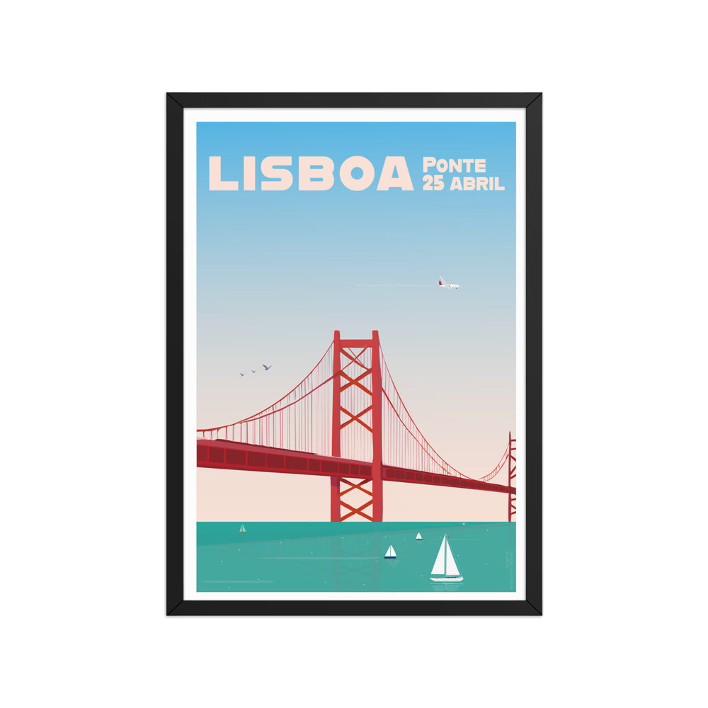 Framed Lisbon Poster