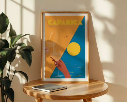 Caparica Dia de Praia Poster